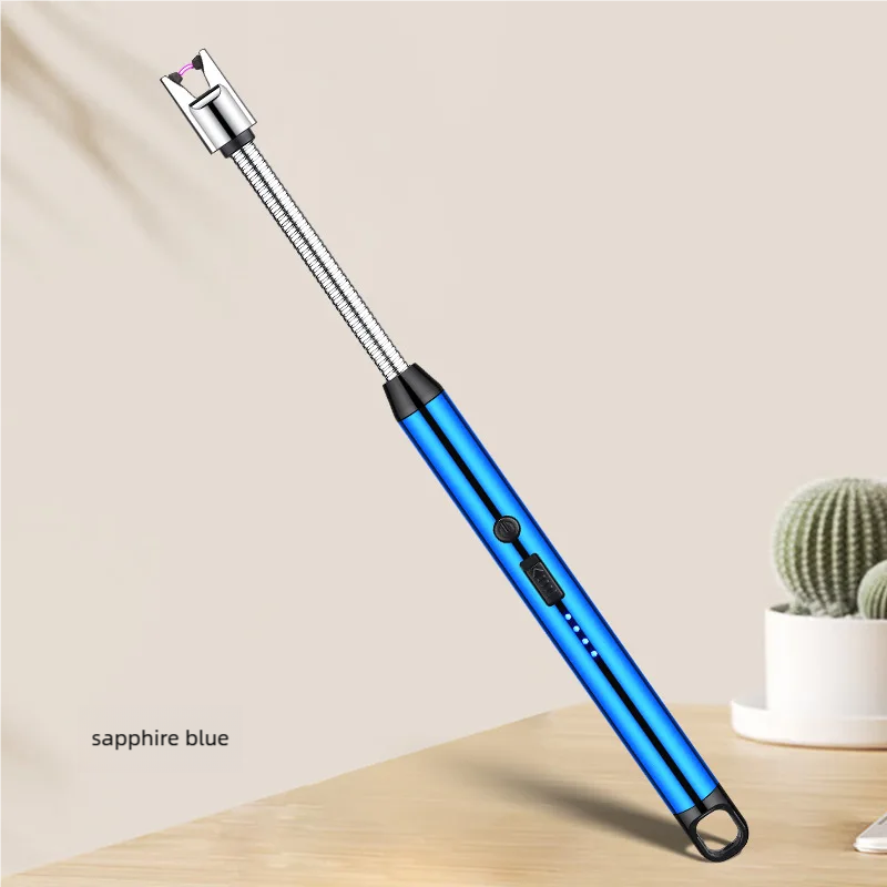 Windproof arc pulse ignition gun USB charging electronic